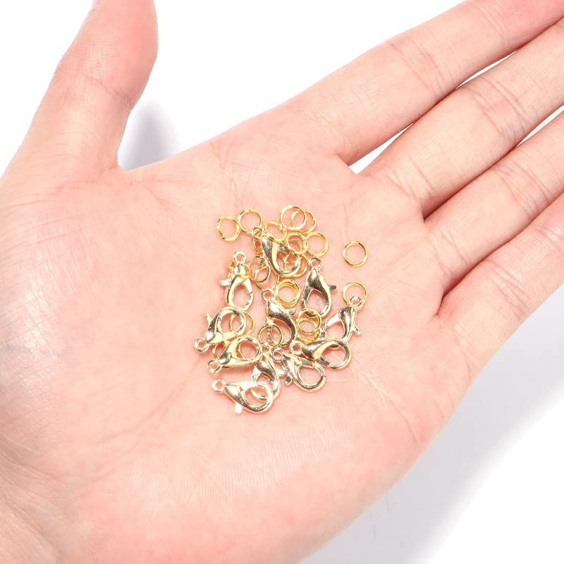 Link Cable Chain with 10 Lobster Clasps and 30 Jump