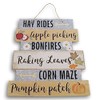 Autumn Decor Sign - Hay Rides, Bonfires, Pumpkin Patch, Leaves