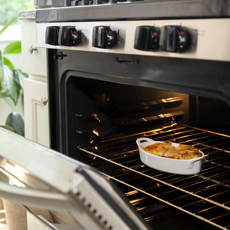 Oval Au Gratin Baking Dishes for Oven Safe and Microwave