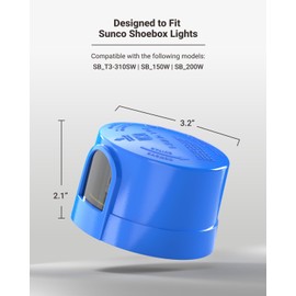 Sunco Dusk to Dawn Photocell Sensor for Area Lights, Wet Rated, 5 Year Warranty