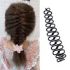 3PCS Black Women Hair Braiding Tool Hair Styling Clip French