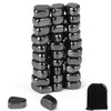 Joxessaien Pack of 20 Hematite Magnets, Irregular Stones Magnet, Puzzle