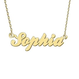 Personal Pendant Jewelry Gift Cute Name Necklace for Women Sophia