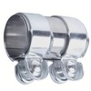 Exhaust Clamp Stainless Steel Pipe Connector Diameter 50 55 60