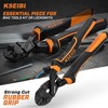 KSEIBI 8-Inch Mini Bolt Cutters Heavy Duty - Compact Bolt