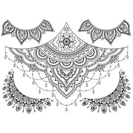 4 Sheets Breast Tattoos Underboob Tattoos Flowers Lotus Flowers Tattoos