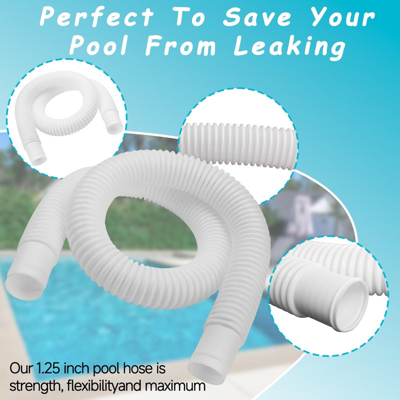 2 Pack 1-1/4 Inch x 3ft Foot Long White Above