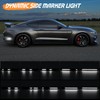 Aexploer LED Side Marker Lights Compatible with Mustang S550 GT
