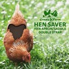 Hen Saver Hen Apron/Saddle, Double Strap, Small/Medium, Brown