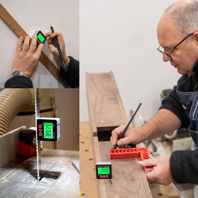 S&F STEAD & FAST Digital Angle Finder Gauge Magnetic Protractor