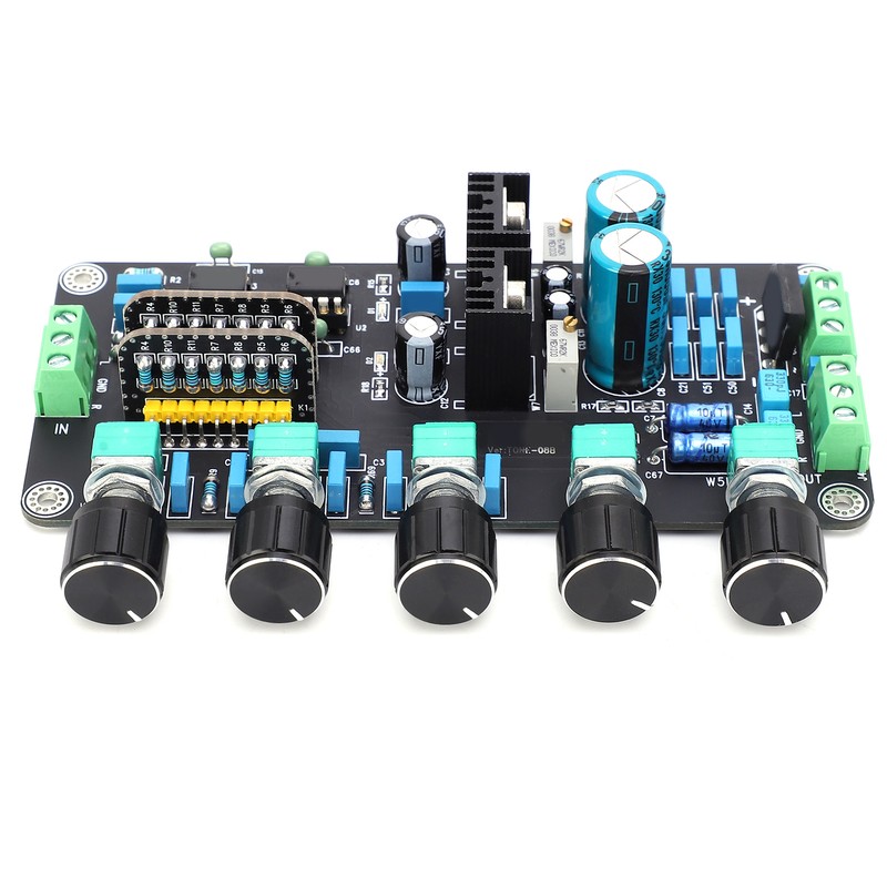 2604 AD827 Updated Stereo Preamp Tone Board Amplifier Volume Bass