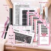 Cluster Eyelashes, Pack of 72 Individual Eyelashes, Eyelash Clusters, DIY