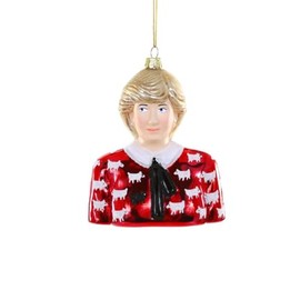 Princess of Wales Diana UK British England Royalty Glass Ornament