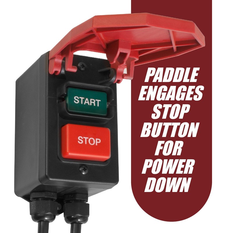 Fulton 110V Single Phase On/Off Switch with Large Stop Sign