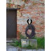 Soporte de Pared para Manguera de Jardín Negro 2 Piezas