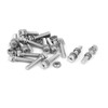 Sourcingmap M5 x 25mm 304 Stainless Steel Phillips Hex Head