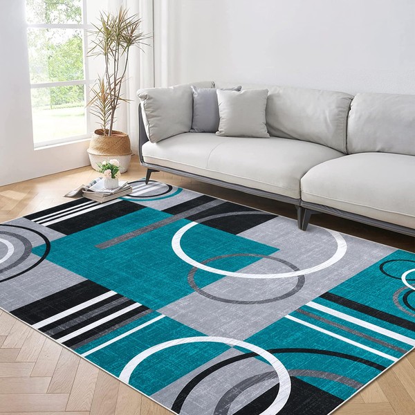 GarveeHome Large Area Rug 8x10 Washable Rug for Living Room