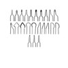 23Pcs Professional Pyrography Tips for 50W Pyrography Machine Replacement Wood