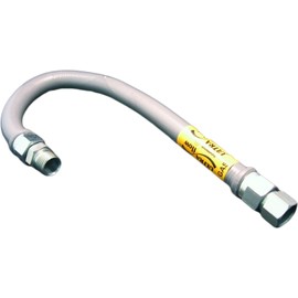 Dormont 41-4142-24 24 L x 3/4, PVC Coated Stainless Steel Gas Connector