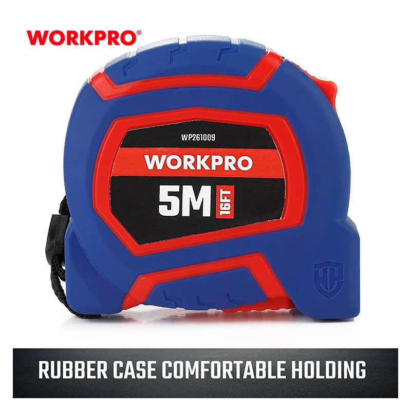 WORKPRO Plastic Tape 5m 19mm 12.5 x 8 x 8cm