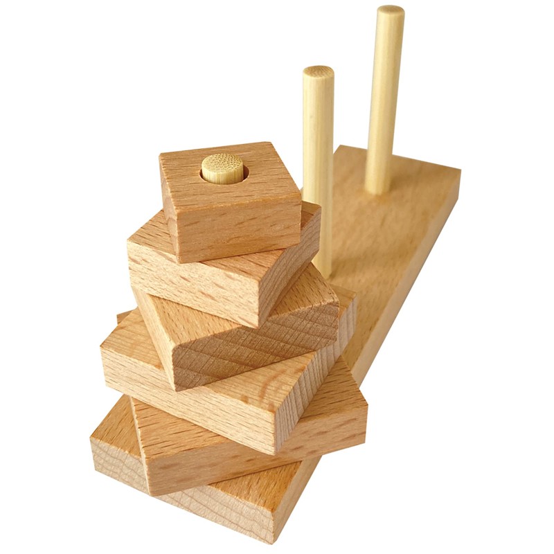 House of Marbles Tower of Hanoi Wooden Puzzle