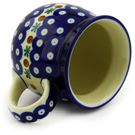 Polish Pottery Bubble Mug 16 oz Mosquito