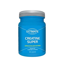 Creatine Super - Integratore Di Creatina Potenziata Con Taurina - Aiuta Ad Incrementare Il Volume Dei Muscoli, La Potenza E La Resistenza – 150 Cpr – Ultimate Italia