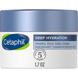 Cetaphil Cetaphil Deep Hydration Healthy Glow Daily Face Cream, 1.7 oz, 48 Hour Dry Skin Face Moisturizer for Sensitive Skin, With Hyaluronic Acid, Vitamin E & Vitamin B5