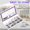 Swpeet 128Pcs 16 Sizes Stainless Steel Extension and Compression Springs