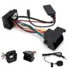 12Pin Bluetooth AUX-IN Cable Stereo Audio Adapter with Microphone Fit