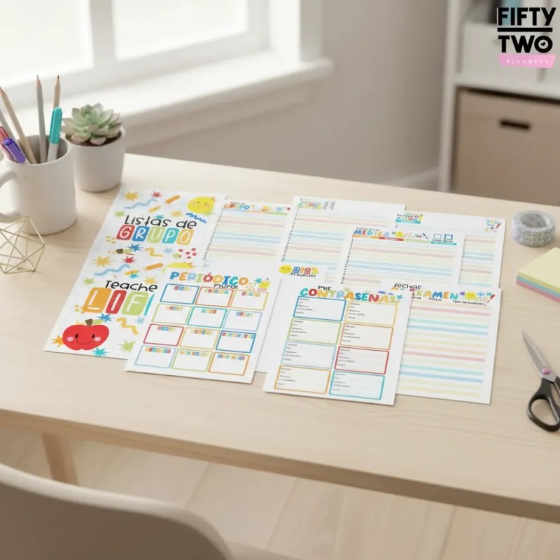 Agenda Premium Happy Docente 2026-2027 (medio Oficio)