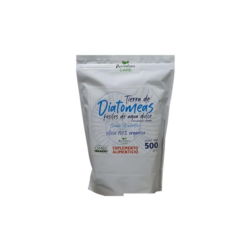 Tierra de Diatomeas Orgánica Micronizada Grado Alimenticio 1kg Premium