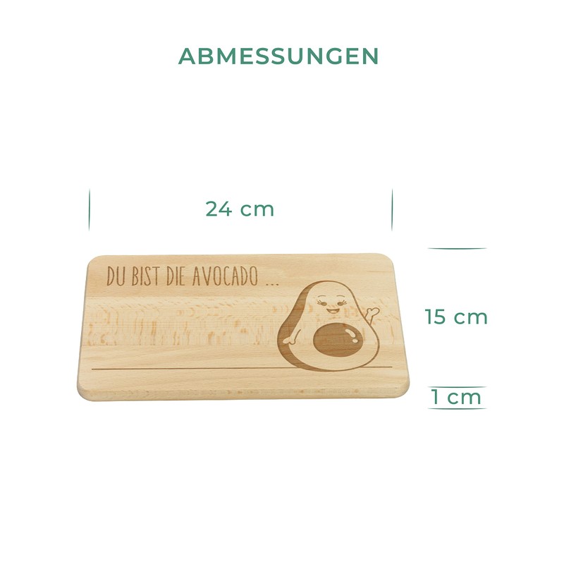 LAUBLUST Breakfast Board Set of 2 Avocado and Toast –