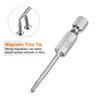 sourcing map T8 Security Torx Bit 1/4" Hex Shank 2"