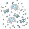 Elephant Cutout Confetti I Blue Gingham I 1 Pc.