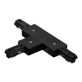 LEONLITE H Track T Connector, H Type Single Circuit 3-Wire-1 Track Lighting Kit, UL Listed, Flame Retardant Material, for H Track System, Black