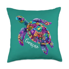Curaçao / Curacao Throw Pillow
