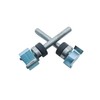 CUTTOOLS Rebate router bit slot cutter for Intumescent Strip 1/4