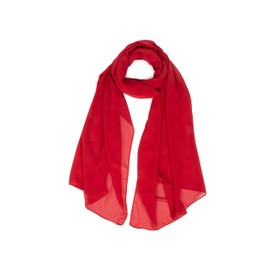 OVOY Sheer-Silk-Scarf for Women Black Long Scarf Chiffon Shawl Wrap for Evening Dresses Wedding Party Dress Accessory