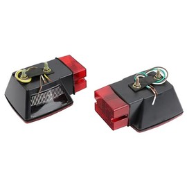 Grote 65270-5 Square Trailer LED S/T/T Lamp Kit, Over 80"