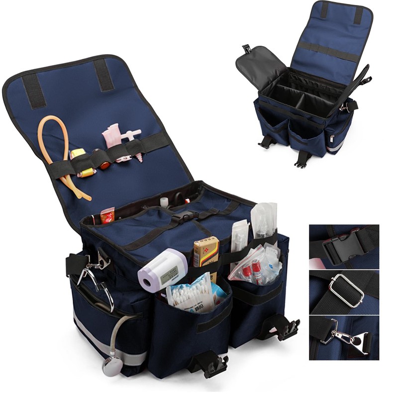 Be-Better Medical Bag Professional Empty First Responder Bag, 17" x