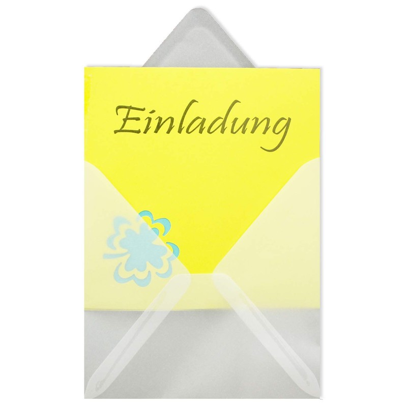 FarbenFroh by GUSTAV NEUSER Transparent envelopes - 50 pieces -