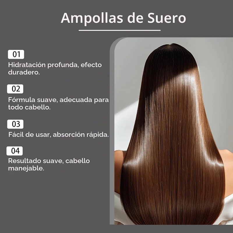 Ampollas Capilares Hidratantes- Formato Práctico 10 Piezas