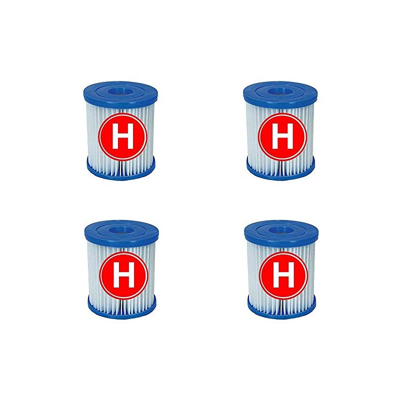 Kartuschen f&uuml;r Intex-Schwimmbecken-Filter&nbsp;&ndash;&nbsp;Intex Typ H, 4&nbsp;St&uuml;ck