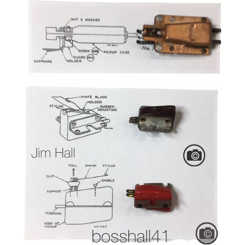 EV Symphonic 1147 45 Phono Cartridge For RP190 Record Changer