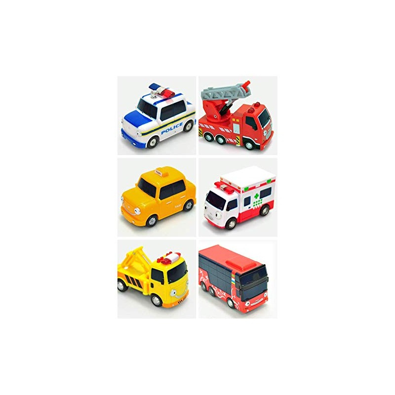 Tayo Little Bus Frends Set 1 (Pat, Toto, Nuri, Citu,