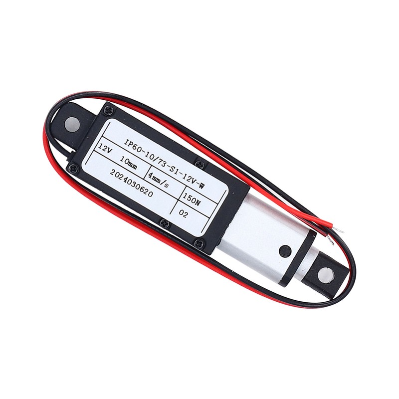 Electric Micro Linear Actuator 150N Thrust Stroke 10mm Automatic Tongue