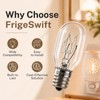 FRIGESWIFT 15W E12 Salt Lamp Bulb 120V 2700K Clear Glass
