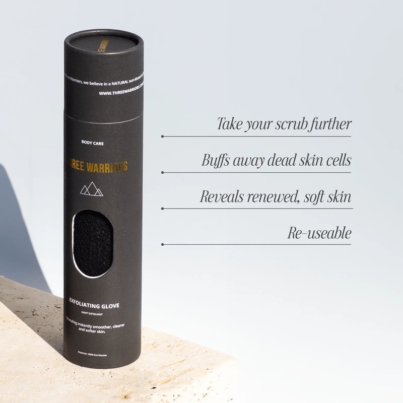 Three Warriors Eco-Friendly Exfoliating Mitt