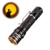 Weltool M7-AM Amber LED Flashlight Light Uniform Beam Light Dark